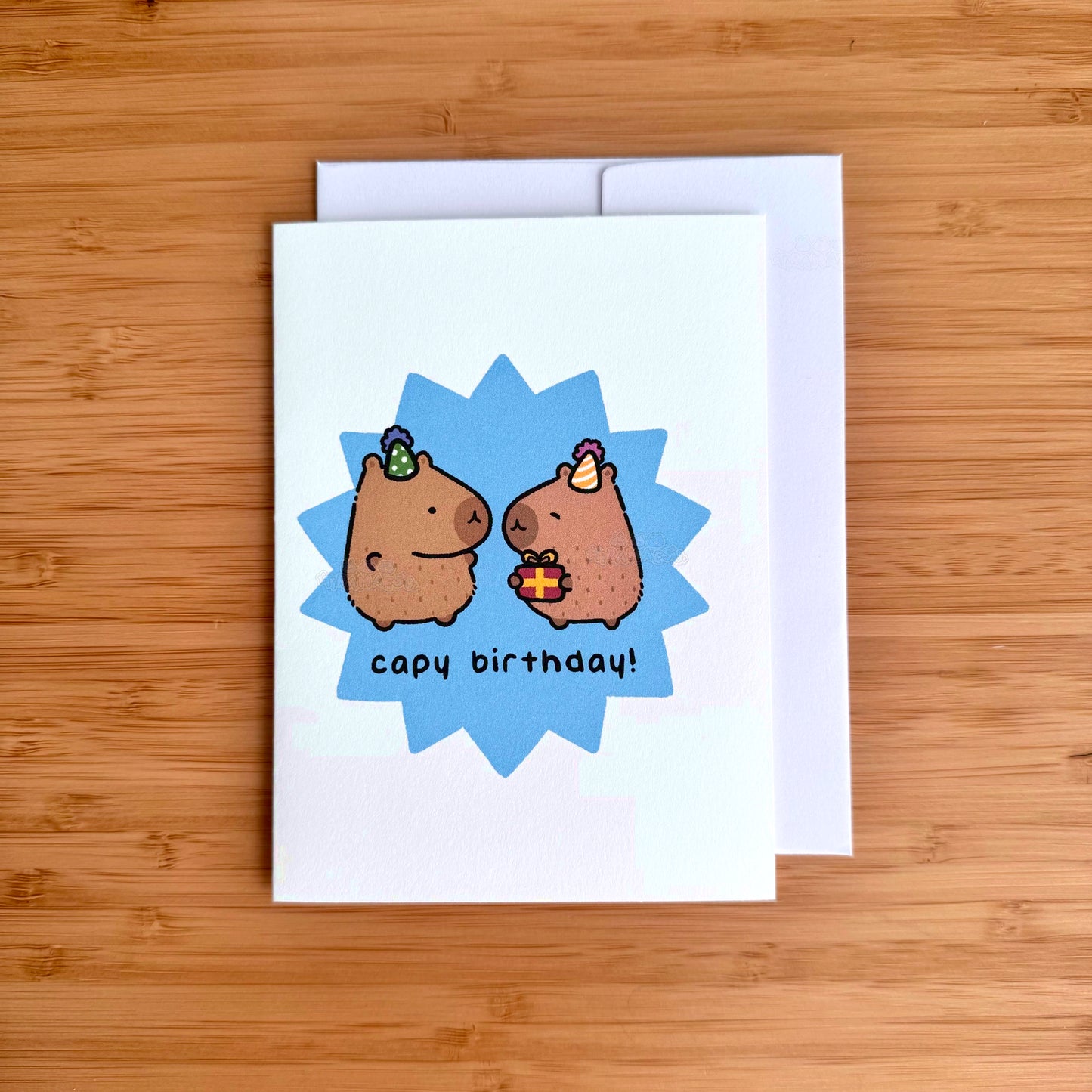 Capy Birthday Greeting Card