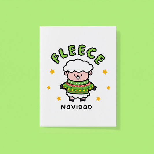 Fleece Navidad Greeting Card