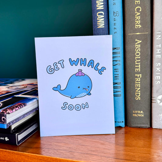 Get Whale Soon Greeting Card