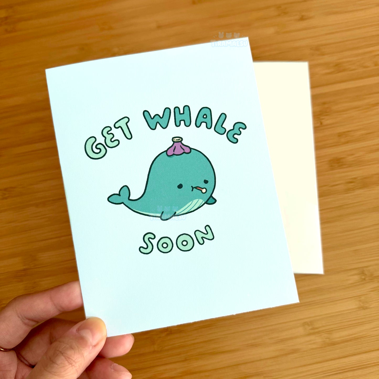 Get Whale Soon Greeting Card