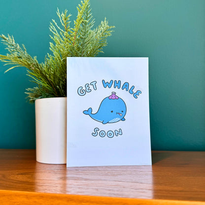 Get Whale Soon Greeting Card