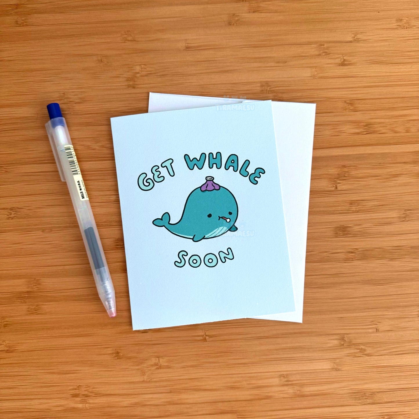 Get Whale Soon Greeting Card