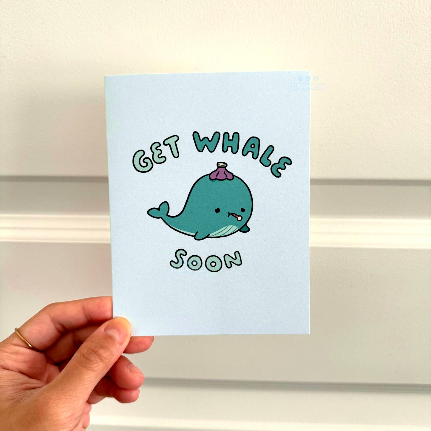 Get Whale Soon Greeting Card