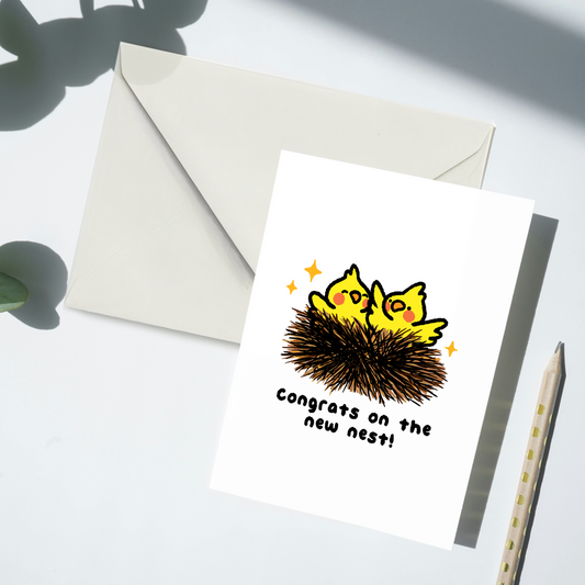 Congrats on the New Nest! Greeting Card