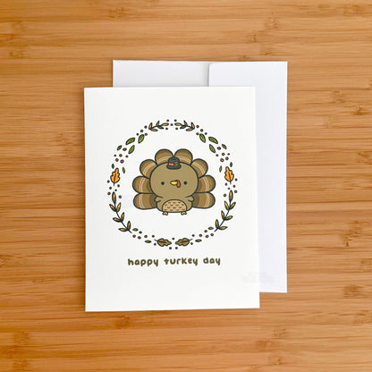 Happy Turkey Day Greeting Card