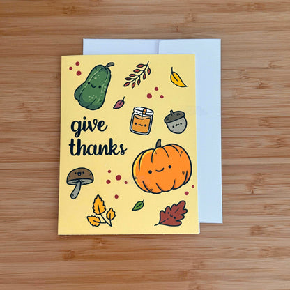 Give Thanks Greeting Card