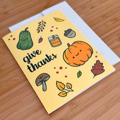 Give Thanks Greeting Card