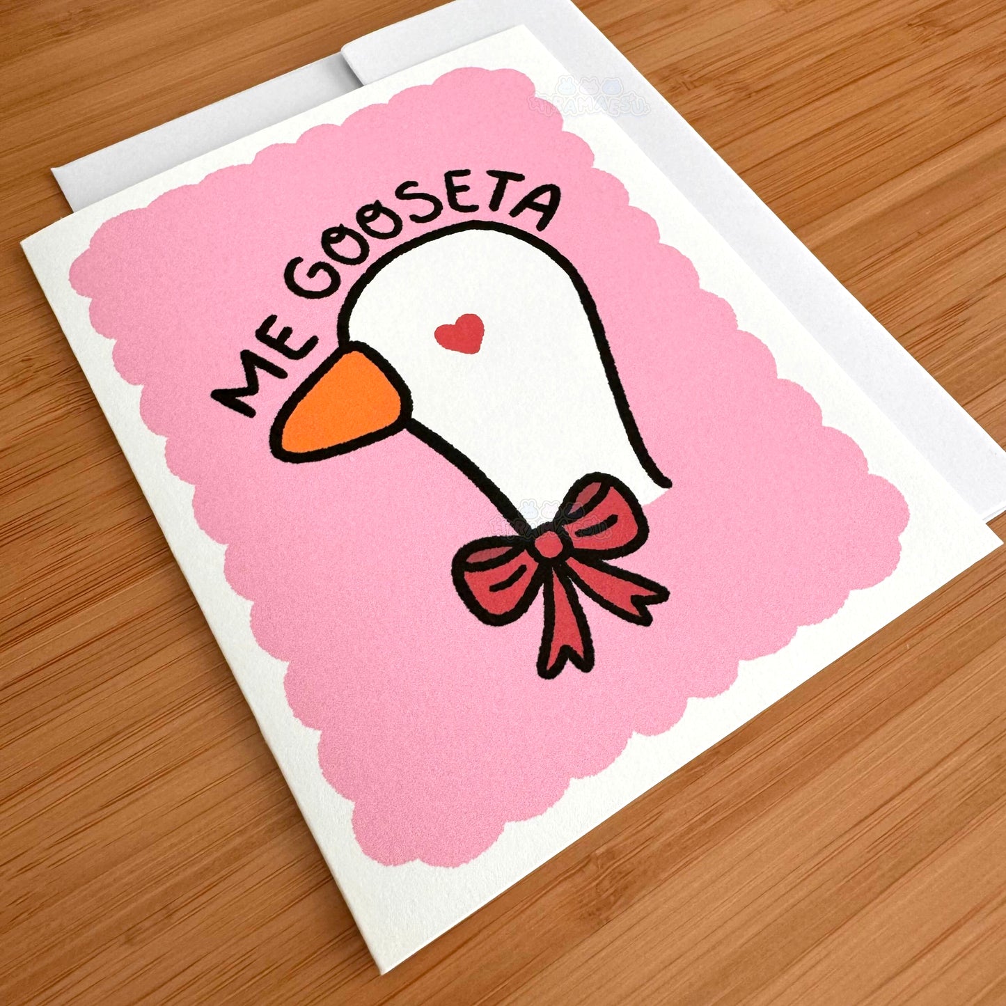 Me Gooseta Greeting Card