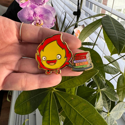 Calcifer the Student Enamel Pin