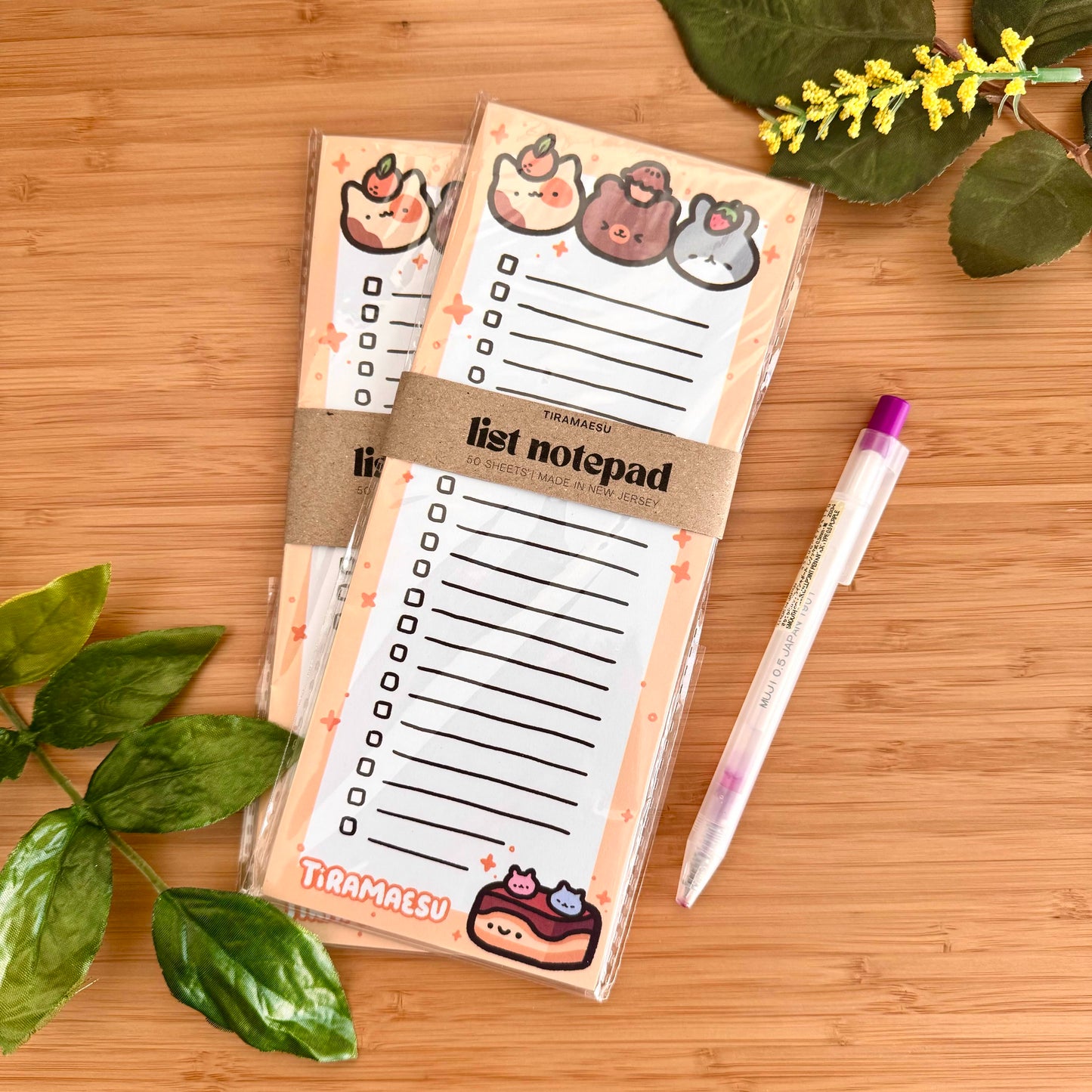 Cute Animals Checklist Notepad