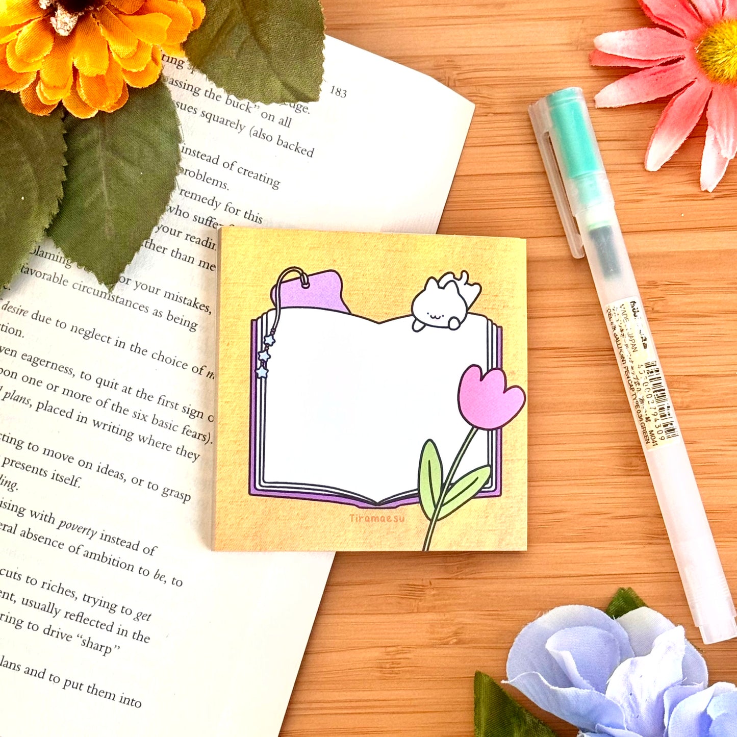 Spring Books Sticky Notes