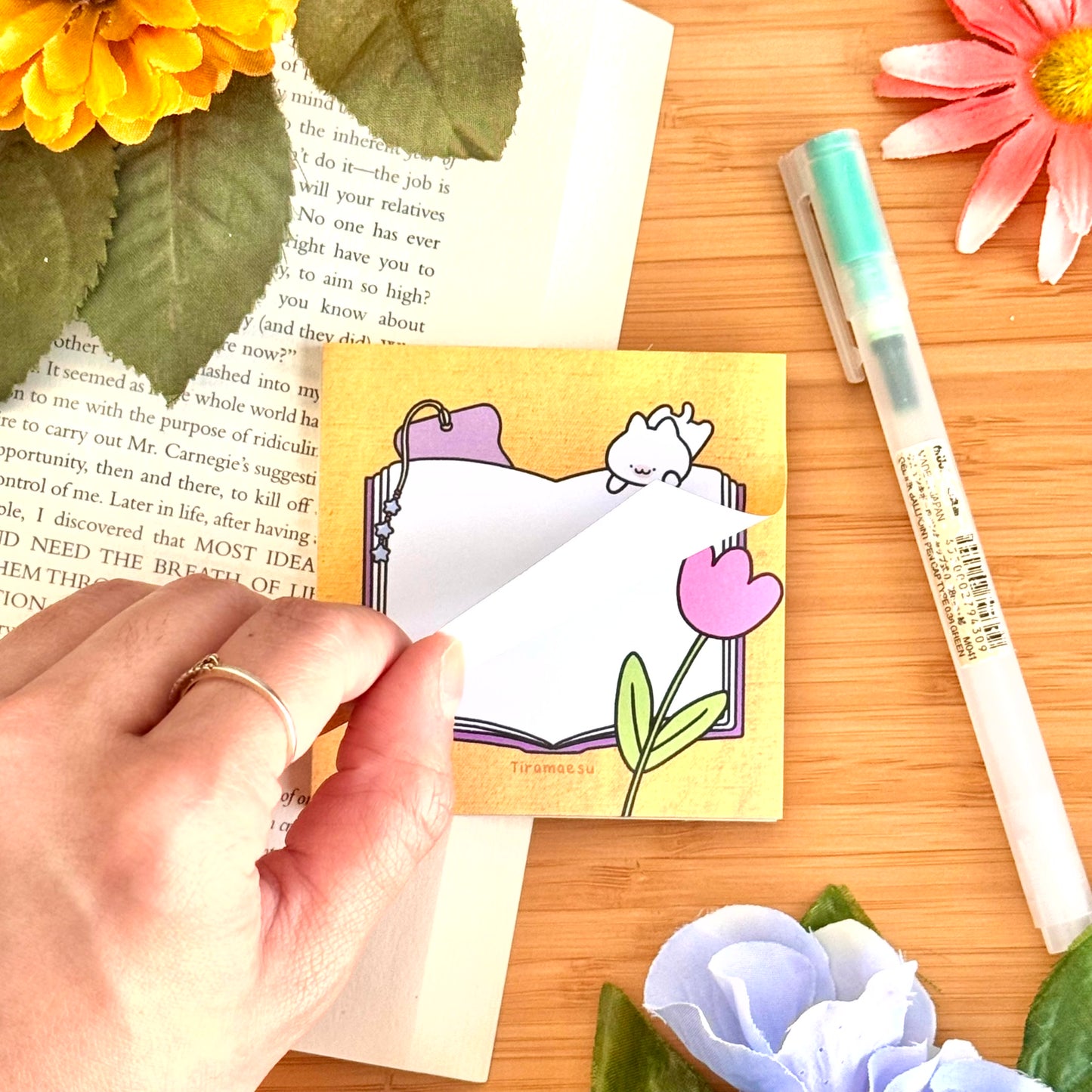 Spring Books Sticky Notes