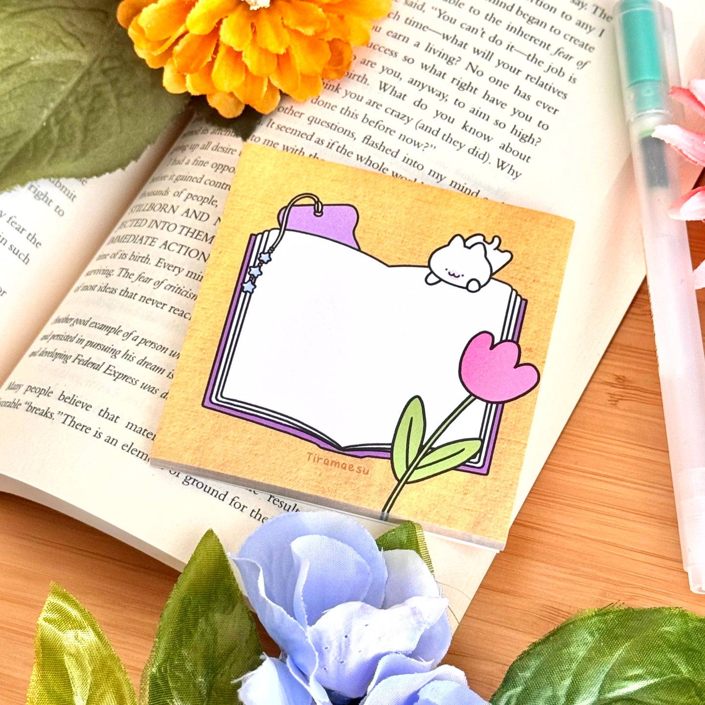 Spring Books Sticky Notes