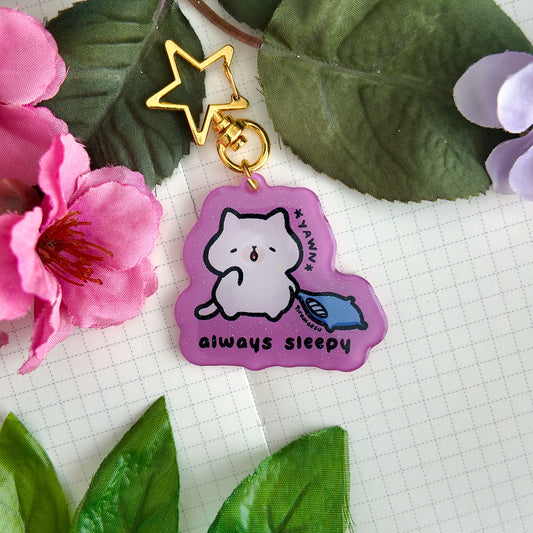 Always Sleepy Keychain