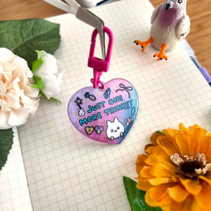 Just One More Trinket Keychain