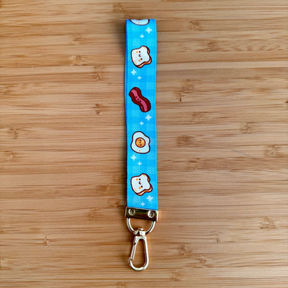 Breakfast Buddies Wristlet Lanyard