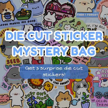 Die Cut Sticker Mystery Bag