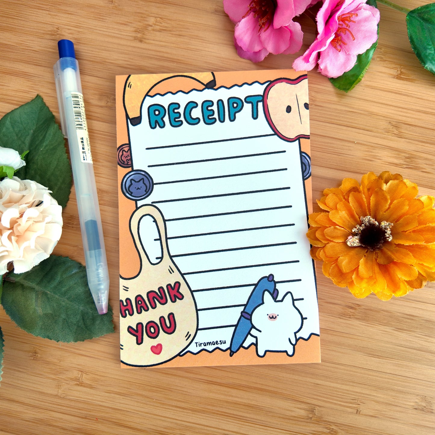 Receipt Notepad