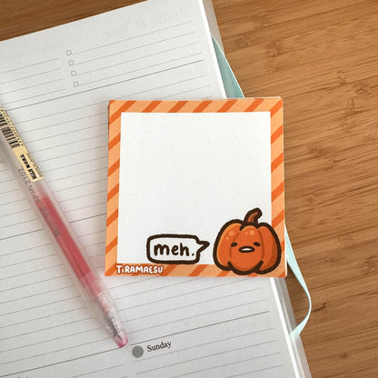 Meh Pumpkintama Square Notepad