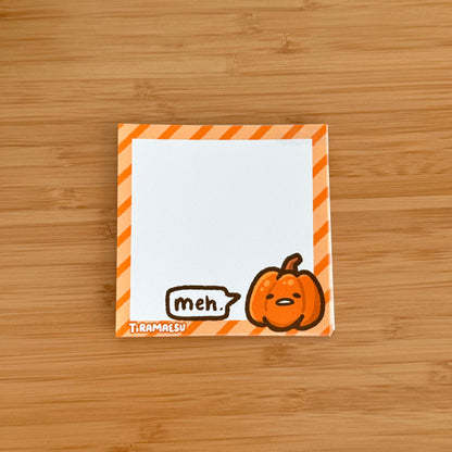 Meh Pumpkintama Square Notepad