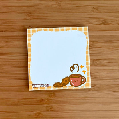 Cozy Cookies and Drink Square Notepad