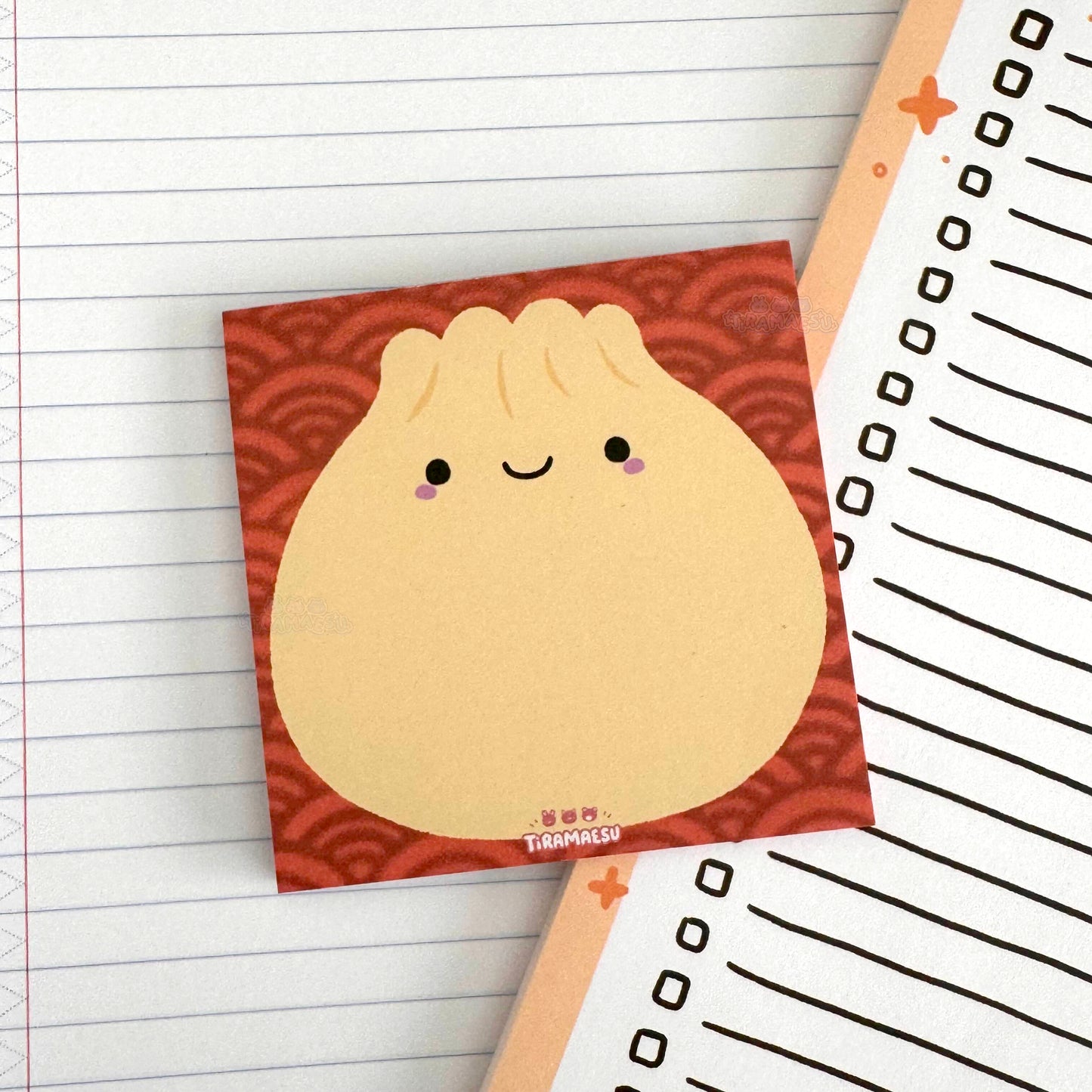 Happy Bao Square Notepad