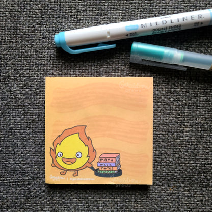 Back to School Calcifer Sticky Notes