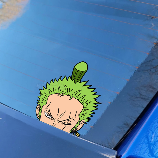 One Piece Zoro Peeker Sticker