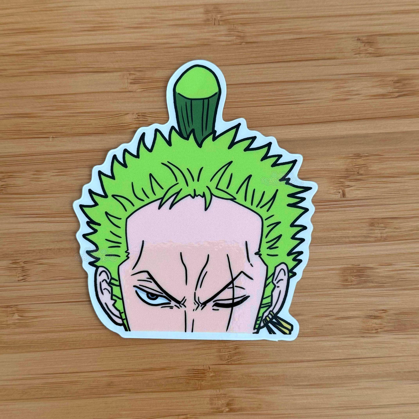 One Piece Zoro Peeker Sticker