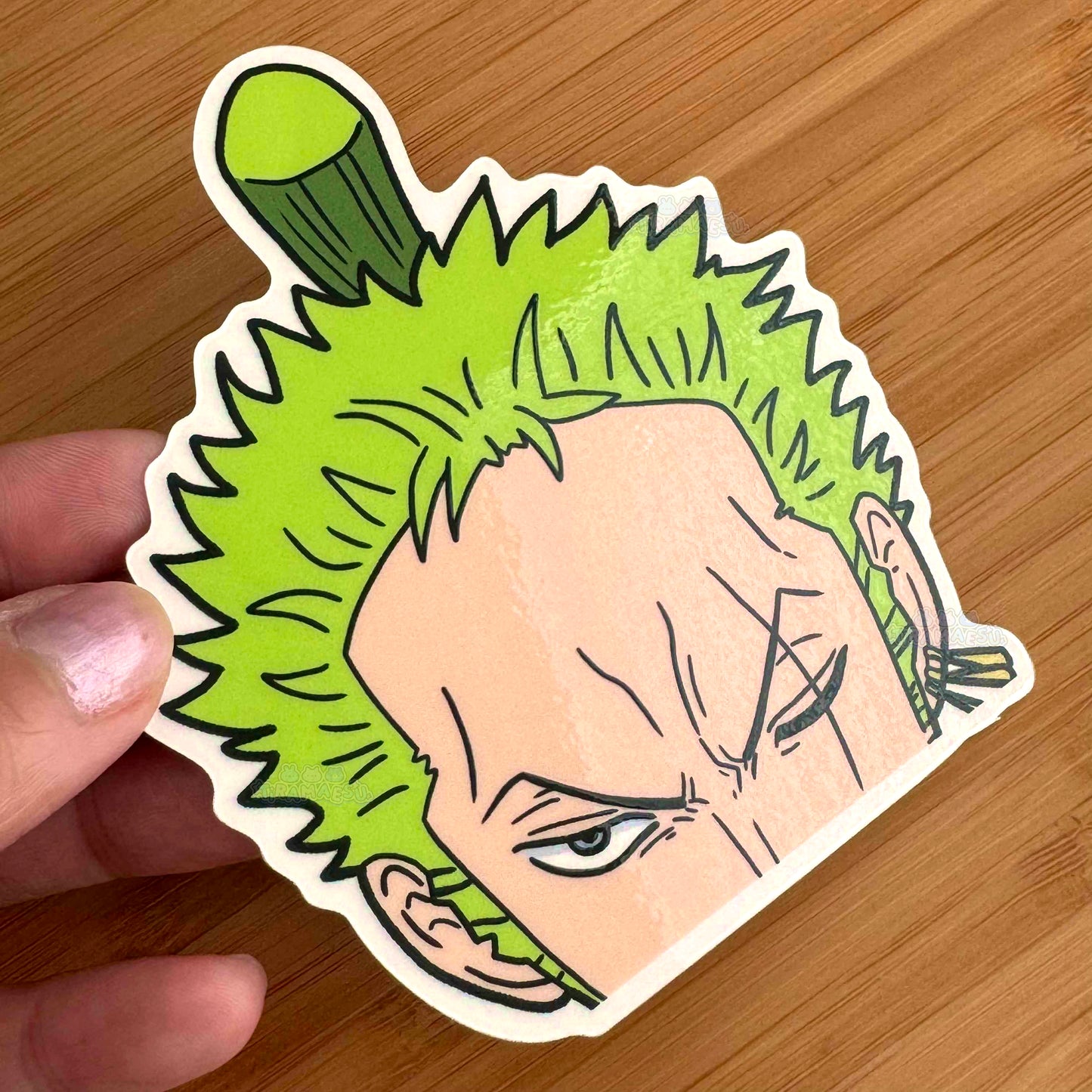 One Piece Zoro Peeker Sticker