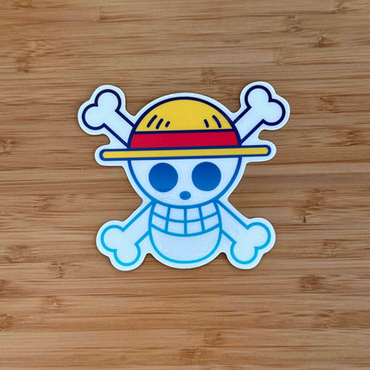 One Piece Strawhat Pirates Peeker Sticker