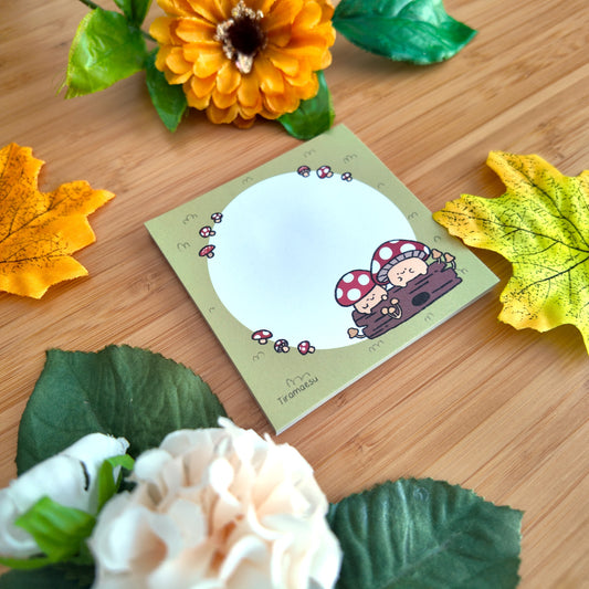 Mushroom Buddies Sticky Notes