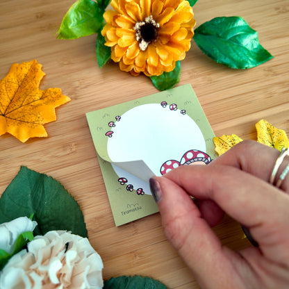 Mushroom Buddies Sticky Notes