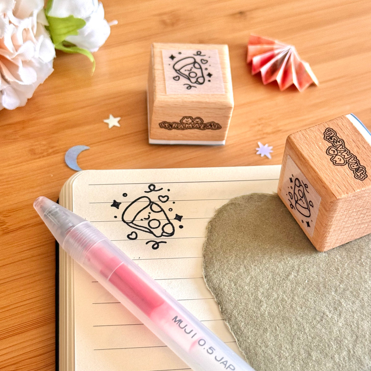 Pizza Wooden Stamp