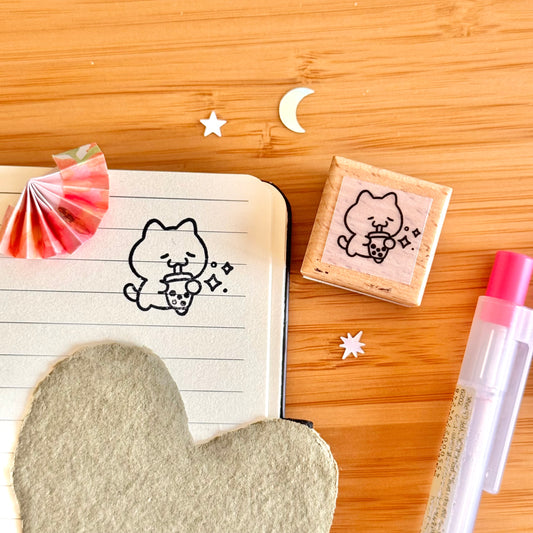 Boba Wooden Stamp
