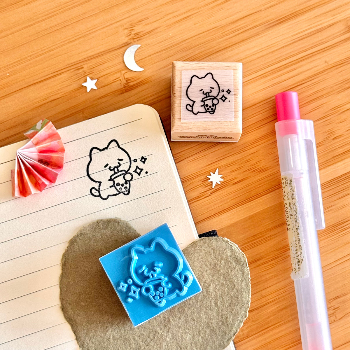 Boba Wooden Stamp