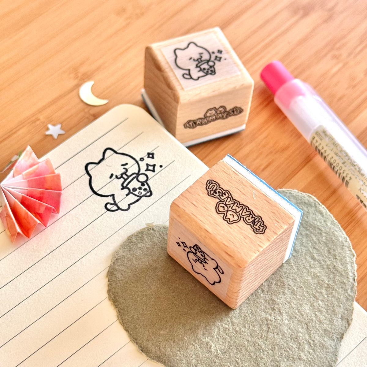 Boba Wooden Stamp