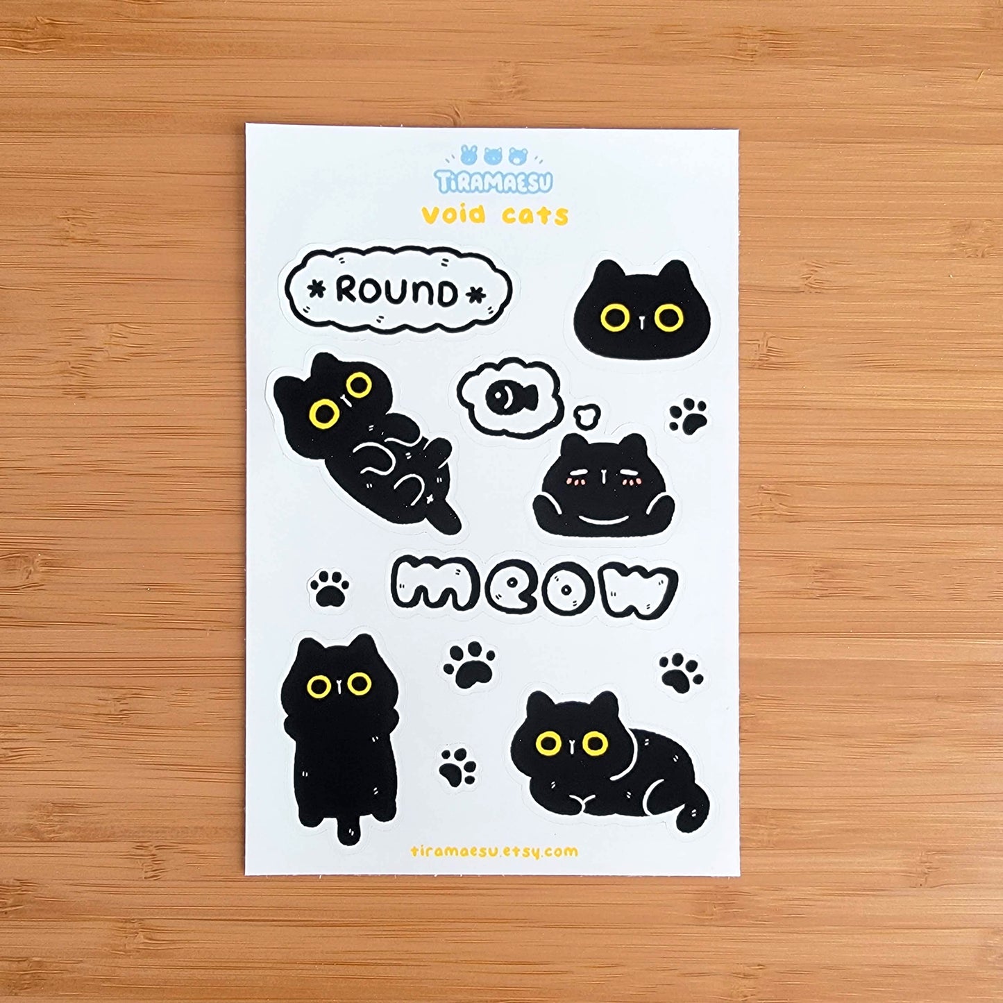 Void Cat Sticker Sheet