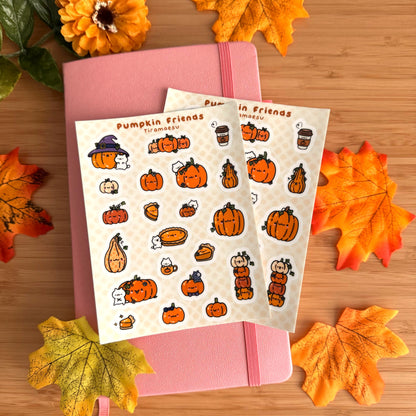 Pumpkin Friends Sticker Sheet