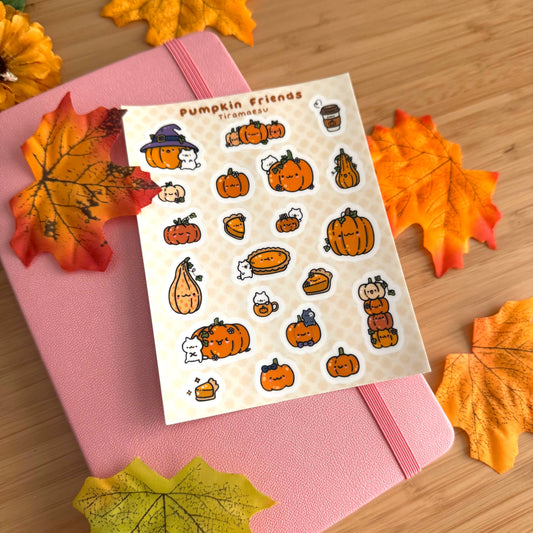 Pumpkin Friends Sticker Sheet