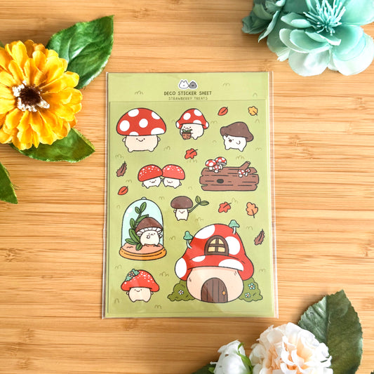 Mushroom Village Sticker Sheet