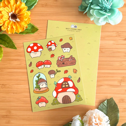 Mushroom Village Sticker Sheet