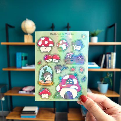 Mushroom Village Sticker Sheet