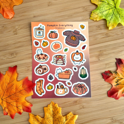 Pumpkin Everything Sticker Sheet