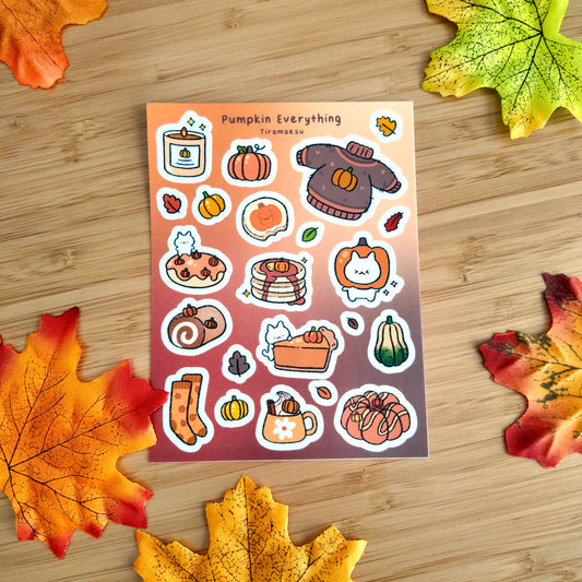 Pumpkin Everything Sticker Sheet