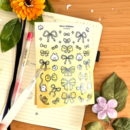 Deco Ribbons Sticker Sheet