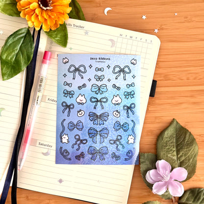 Deco Ribbons Sticker Sheet