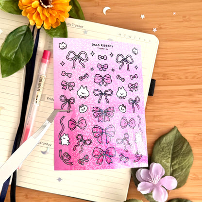 Deco Ribbons Sticker Sheet
