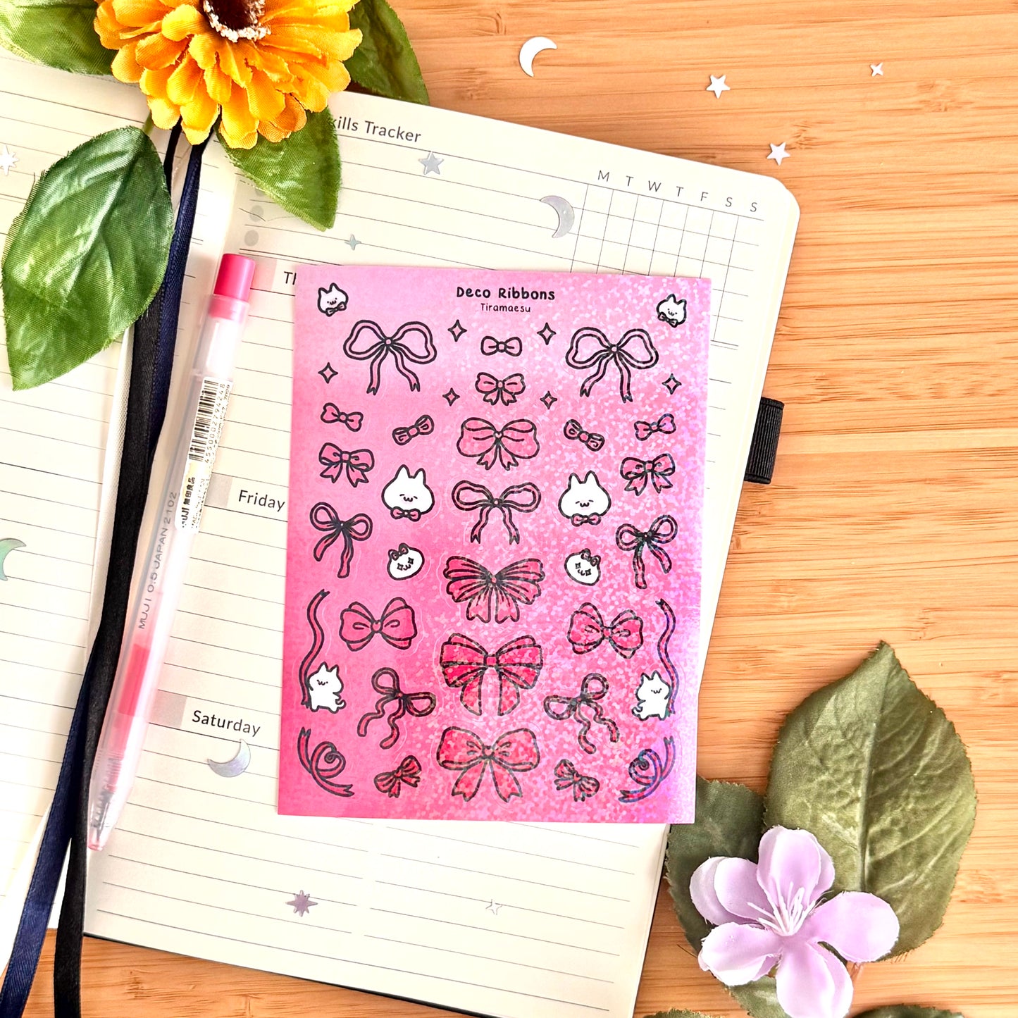 Deco Ribbons Sticker Sheet