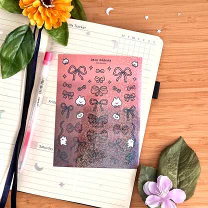 Deco Ribbons Sticker Sheet